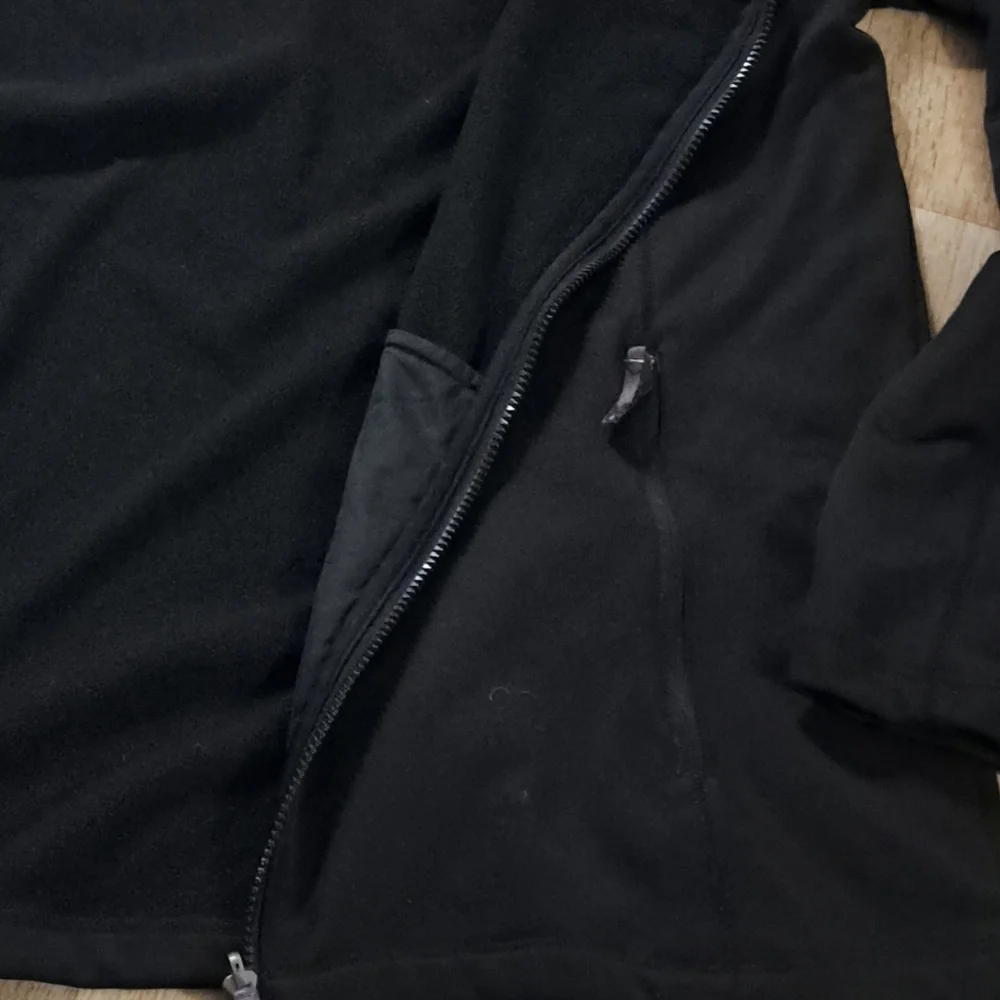 Black Soft Full-zip Dunkin' Uniform Jacket Polyester Micofleece Men's Size Large - Picture 8 of 10
